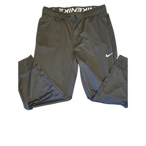 Nike Dri-FIT Mens Training Joggers Black Pants Size Large L Sweatpants